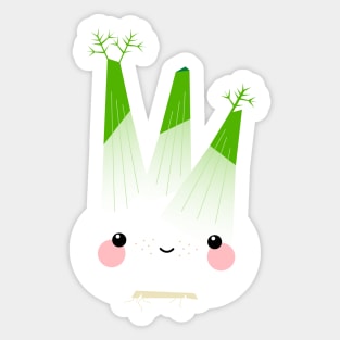 Kawaii Illustration Fine Fennel Sticker